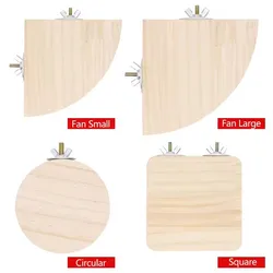 Percha de madera colgante para pájaros y loros