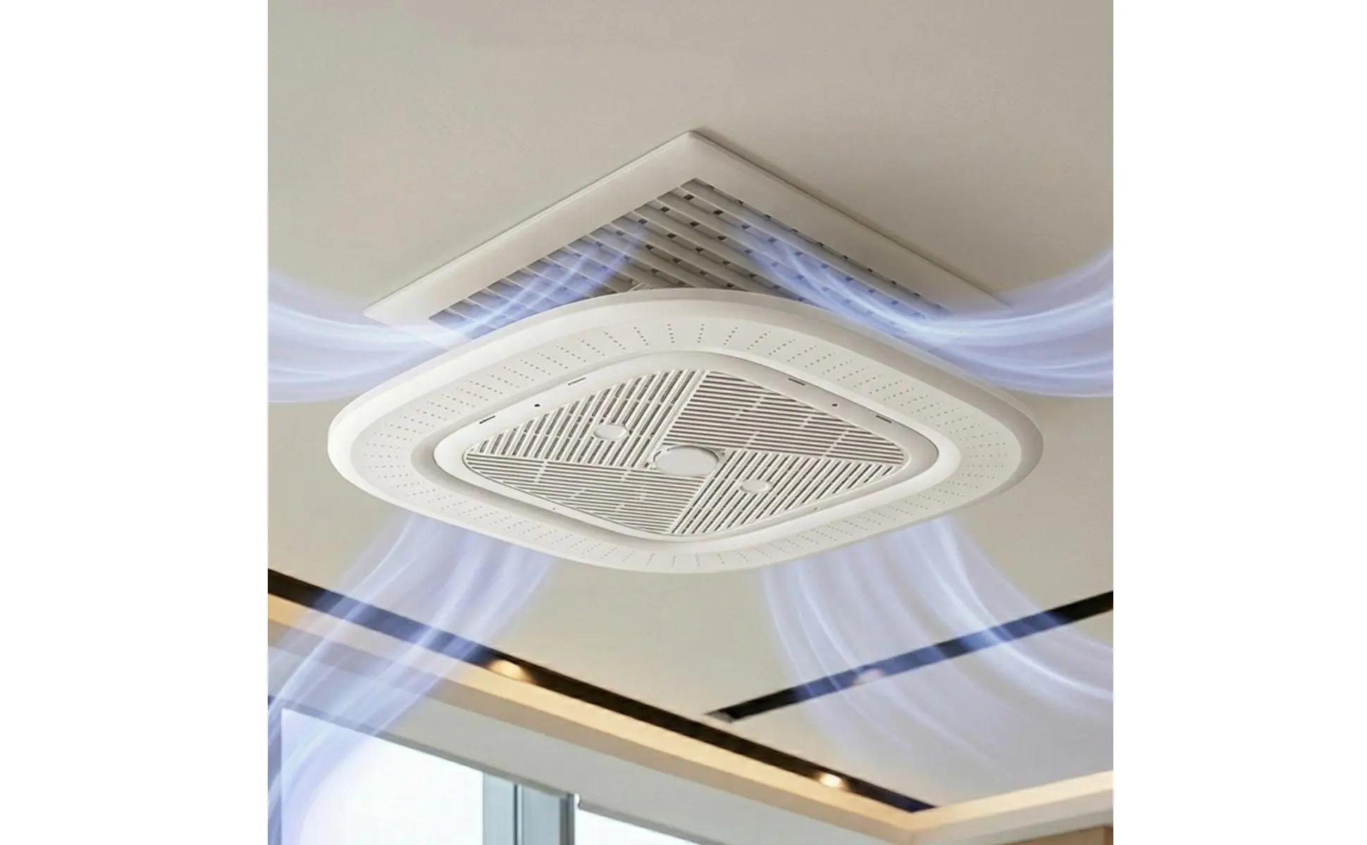 Deflector de ventilación de techo para sistema central