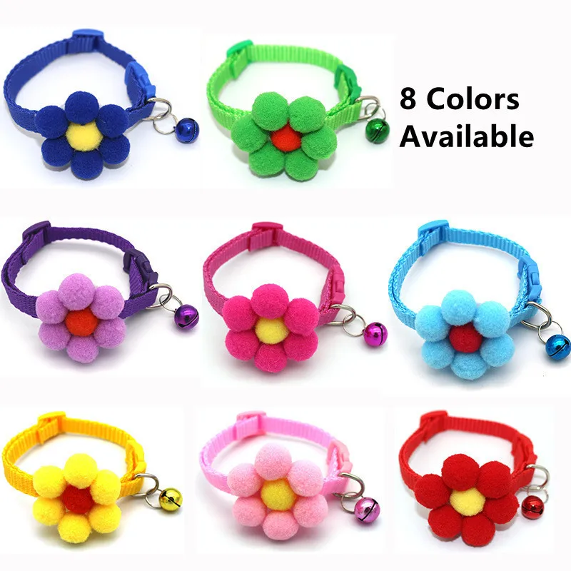 Collar con lazo y campana para mascota