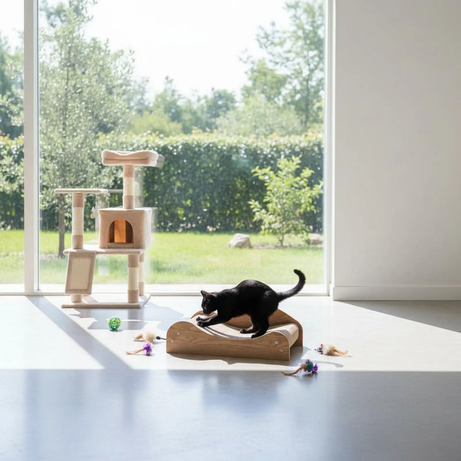 Cama rascador de sisal para gatos: protege y evita arañazos