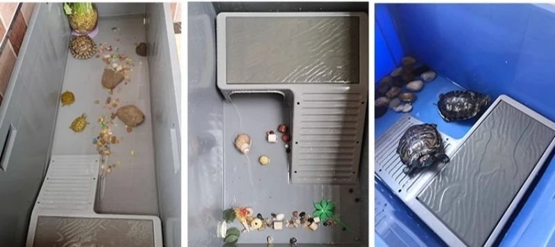 Limpieza del tanque con agua y paño