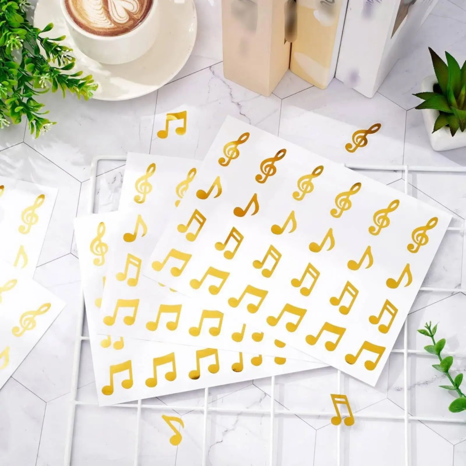 Adhesivos Musicales Brillantes para Partituras – Organiza y Decora - imagen 2