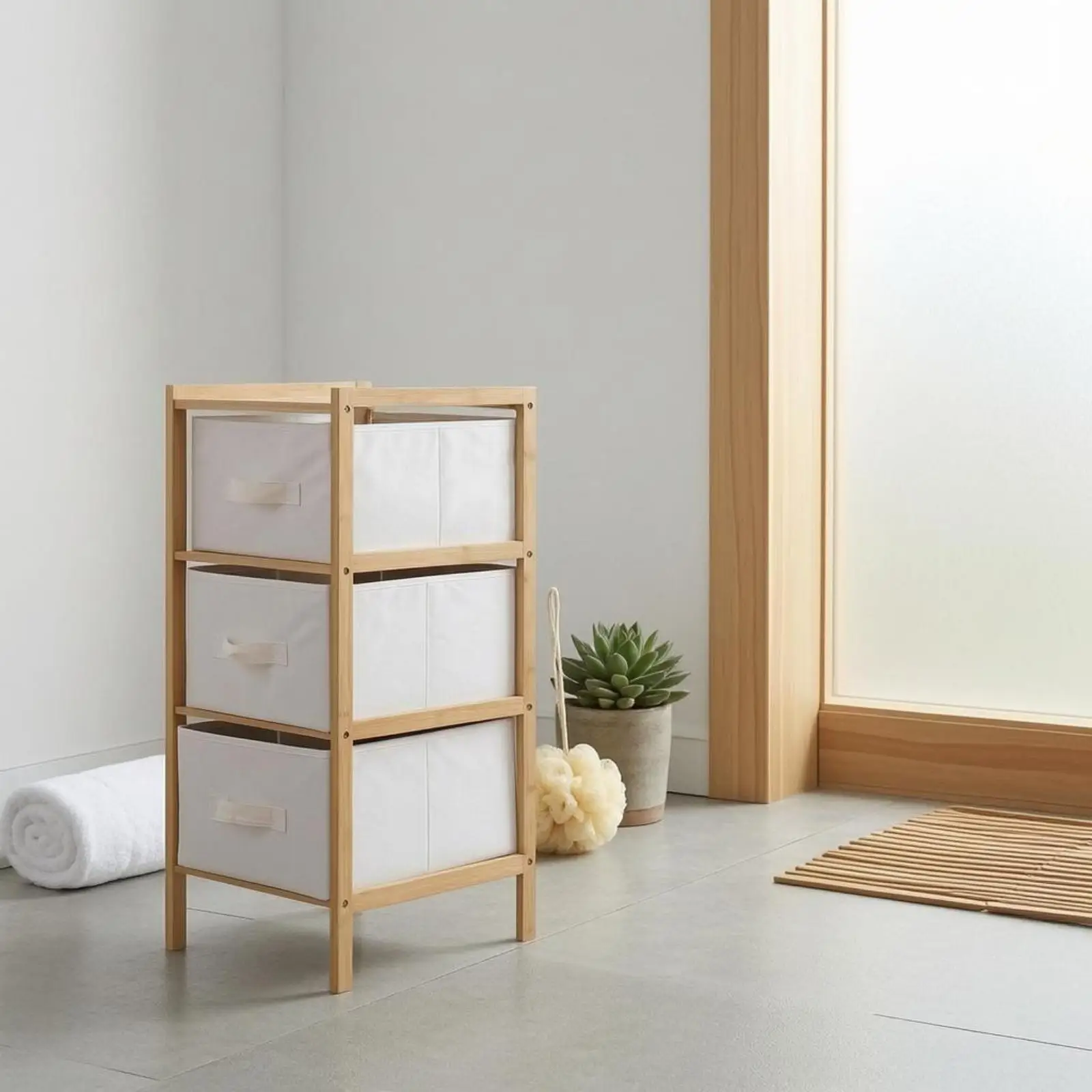 Estante Pared Gato Bambú Natural – Estante Ahorra Espacio para Mascotas - imagen 2
