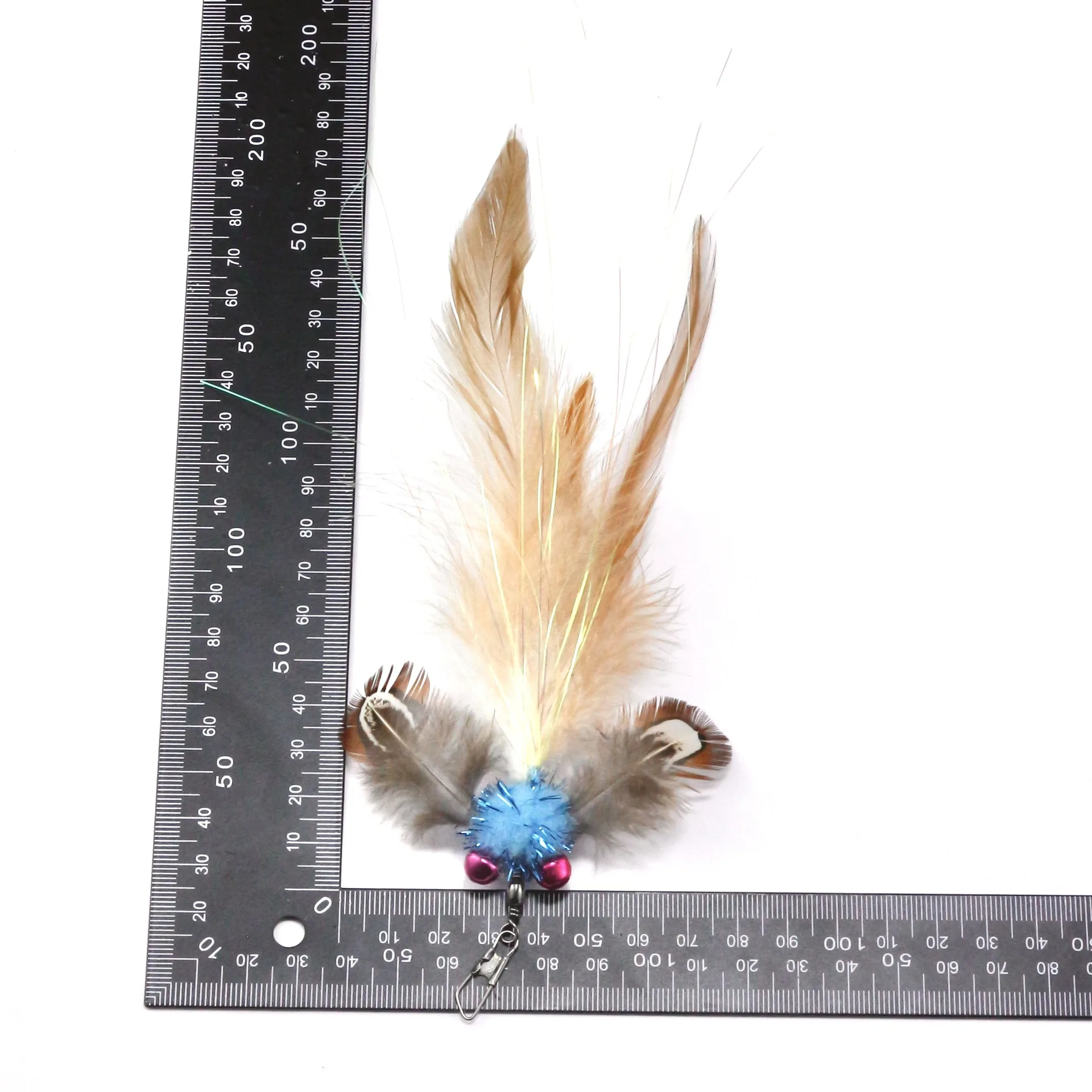 Juguete con plumas para gatos