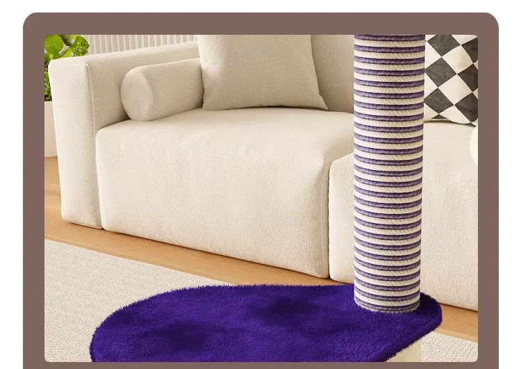 Base reforzada del árbol rascador para gatos