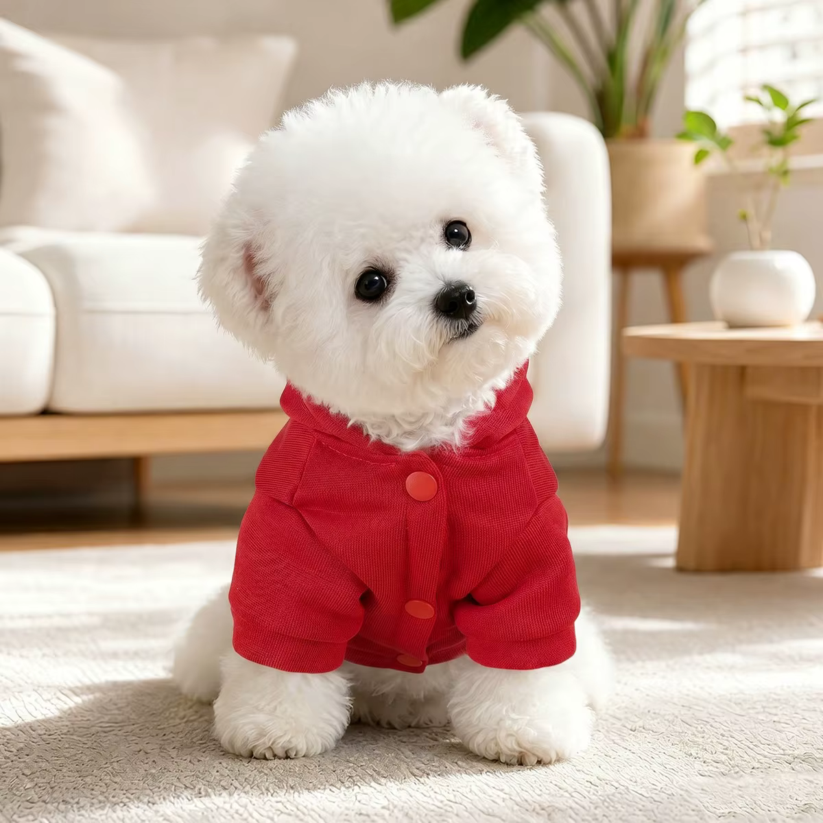 Sudadera invierno con capucha para perros Chihuahua Yorkshire pequeños - imagen 2