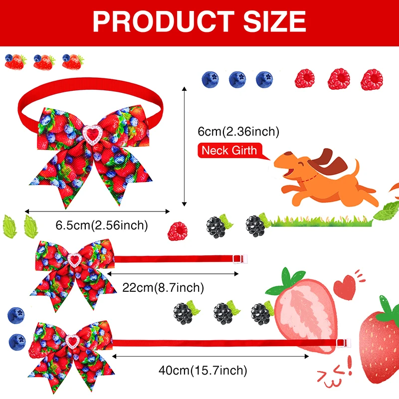 Variedad de colores frutales