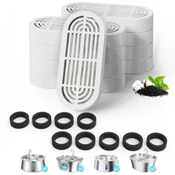 Filtro de bebedero automático acero inoxidable para gatos