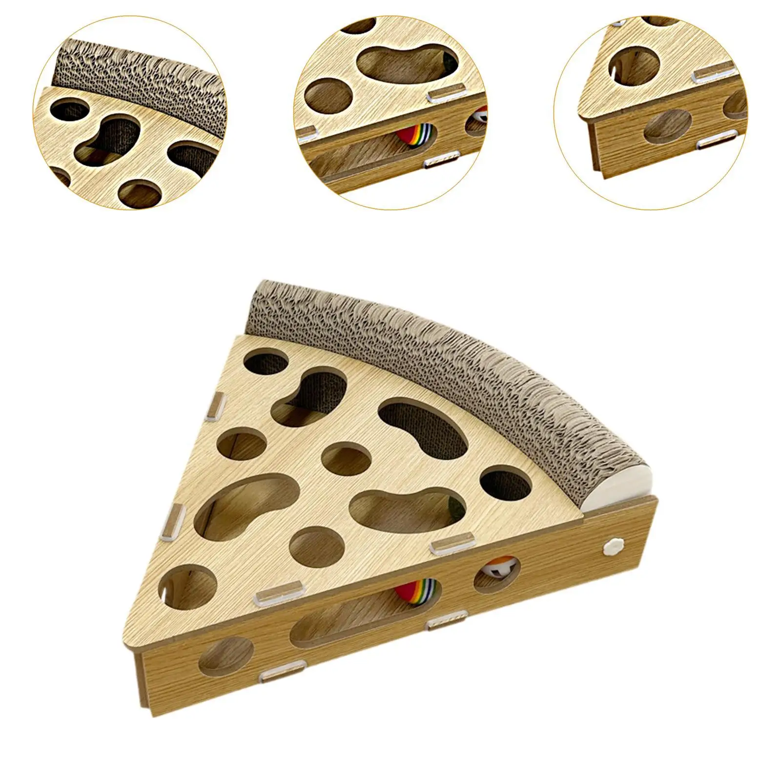 Kittern Ball Toy Cat Interactive Box for Kitten Bored Cats Entertainment