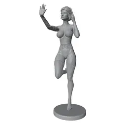 Miniatura GK impresa en 3D: modelo gris sin montar ni pintar