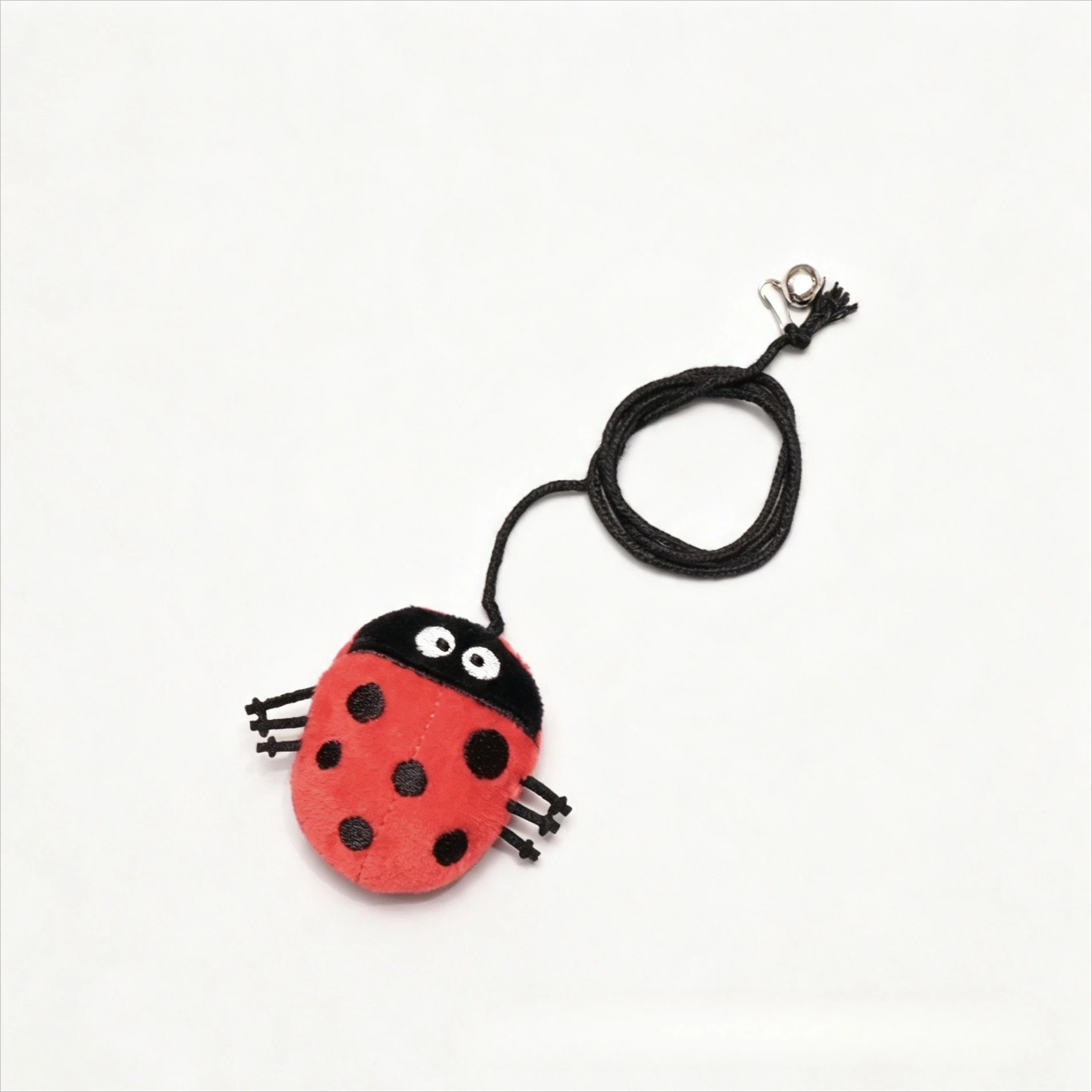 Juguete varita para gatos con insectos de peluche - imagen 4