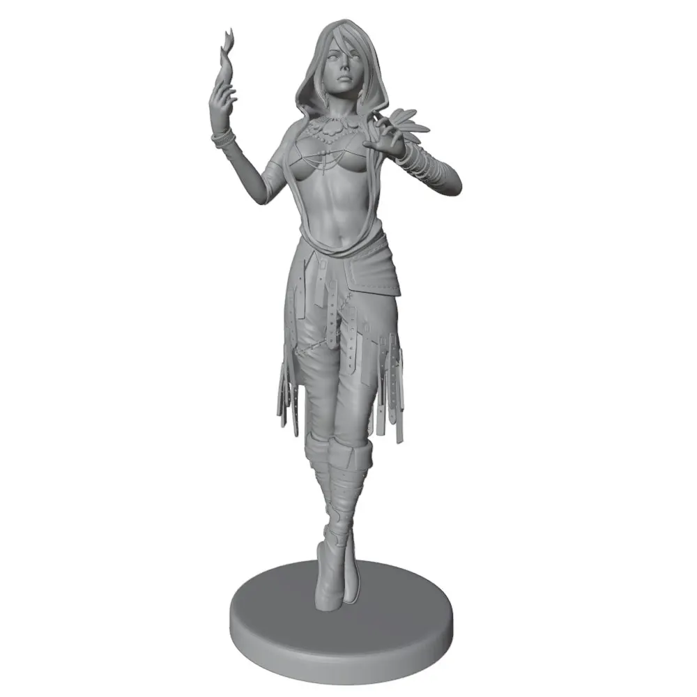 Figura resina DIY 1/24 para coleccionistas – sin montar ni pintar - imagen 2