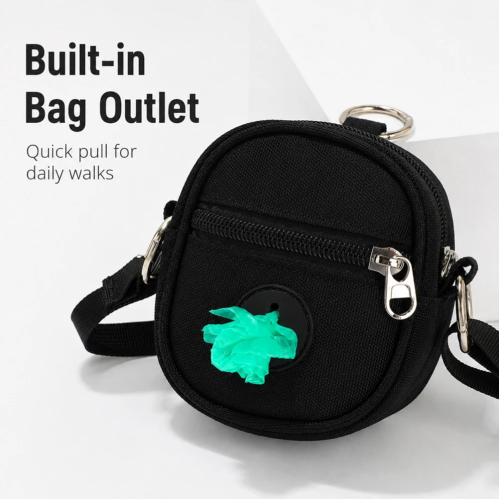 Dispensador de bolsas para perros portátil, bolsa premios - imagen 3