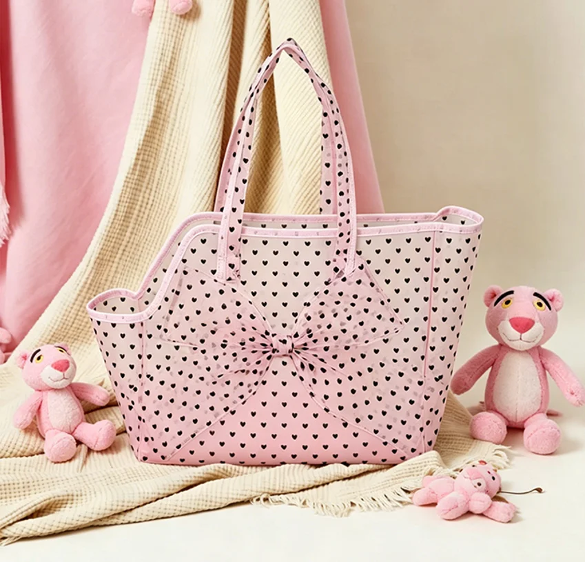 Bolso Transporte para Perro 2 en 1 con Collar – Diseño Flor de Cerezo - imagen 4