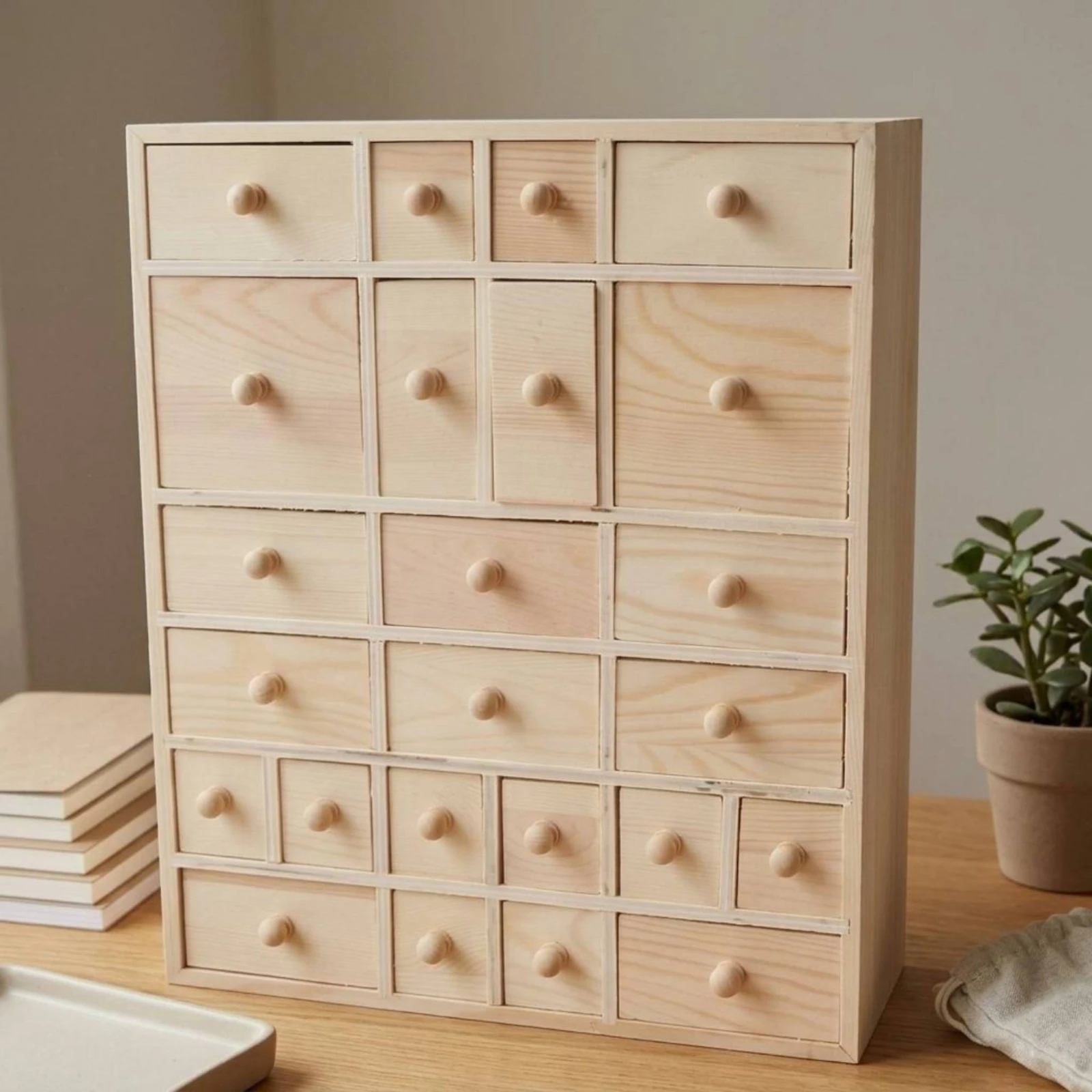 Organizador de madera con cajones para accesorios de gato y perro - imagen 5
