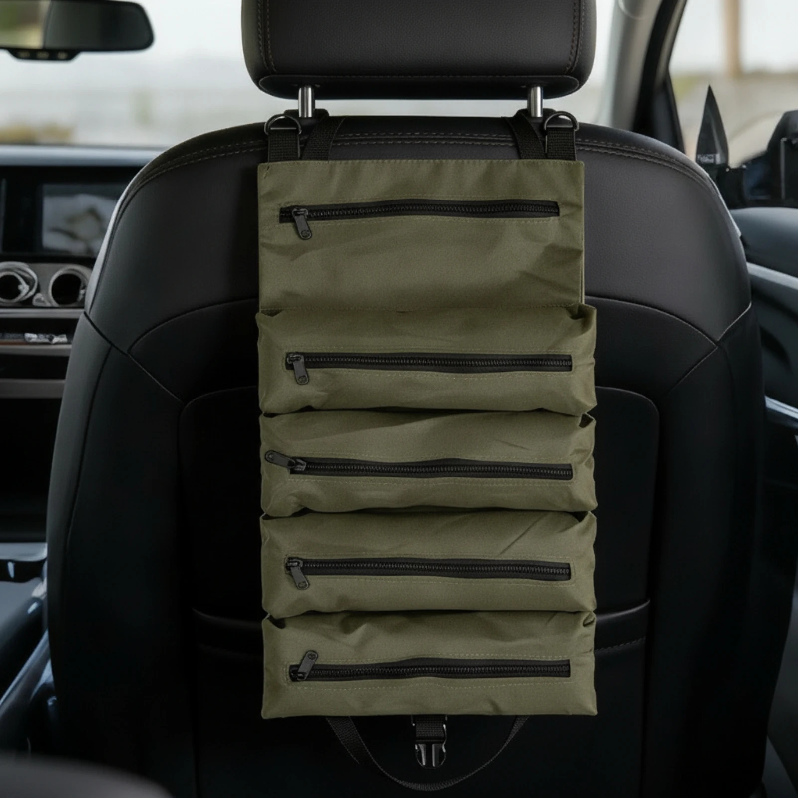Organizador de Viaje para Coche – Bolsa Plegable con Multibolsillos - imagen 3