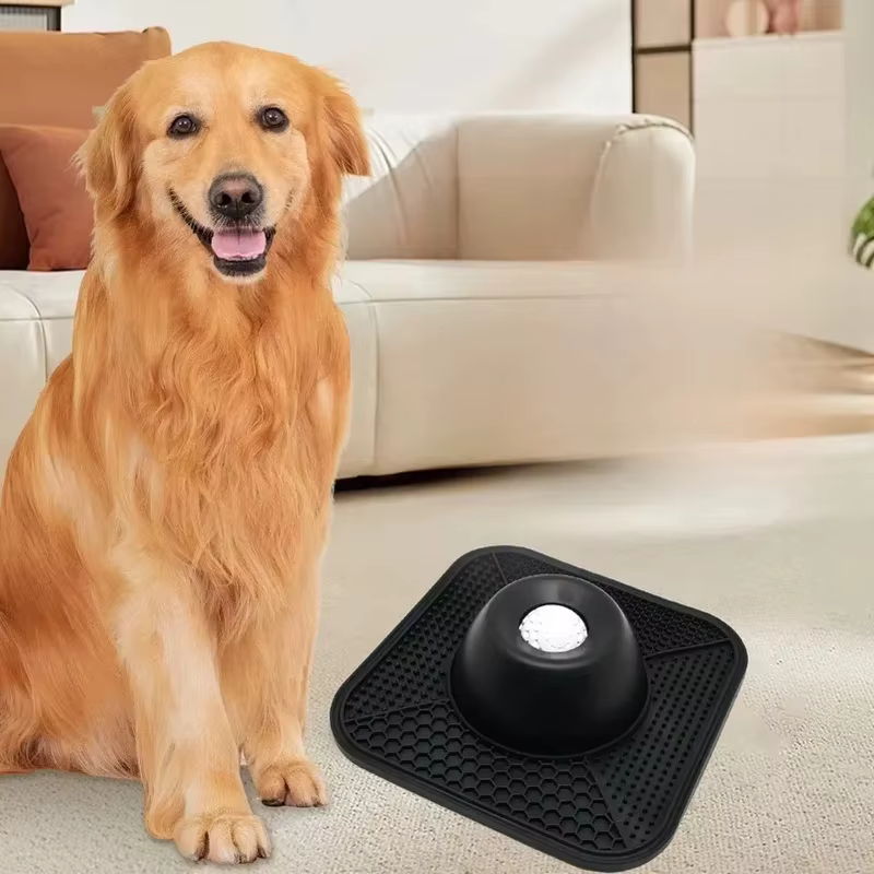 Tazón alimentador lento antideslizante de silicona para perros y gatos - imagen 3