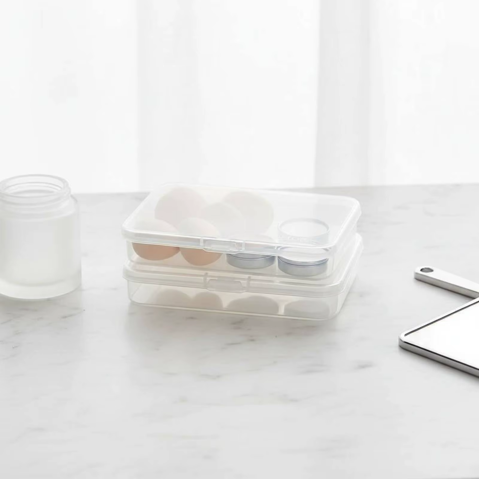 Estuche transparente apilable con tapa para cartillas gatos y perros - imagen 3