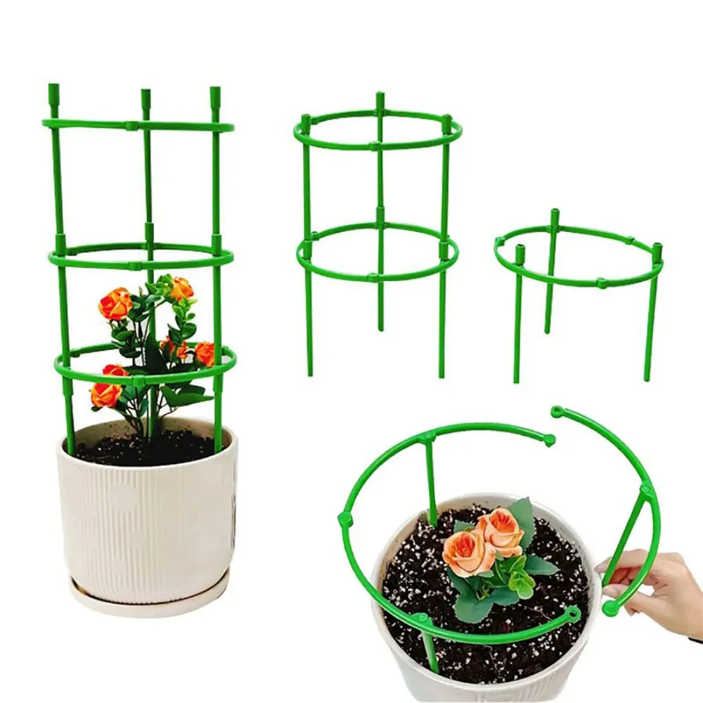 Tutor semicircular para plantas trepadoras