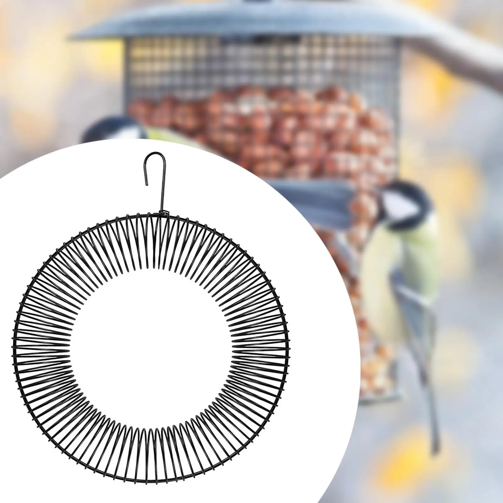 Comedero para pájaros tipo guirnalda, a prueba de ardillas - imagen 4