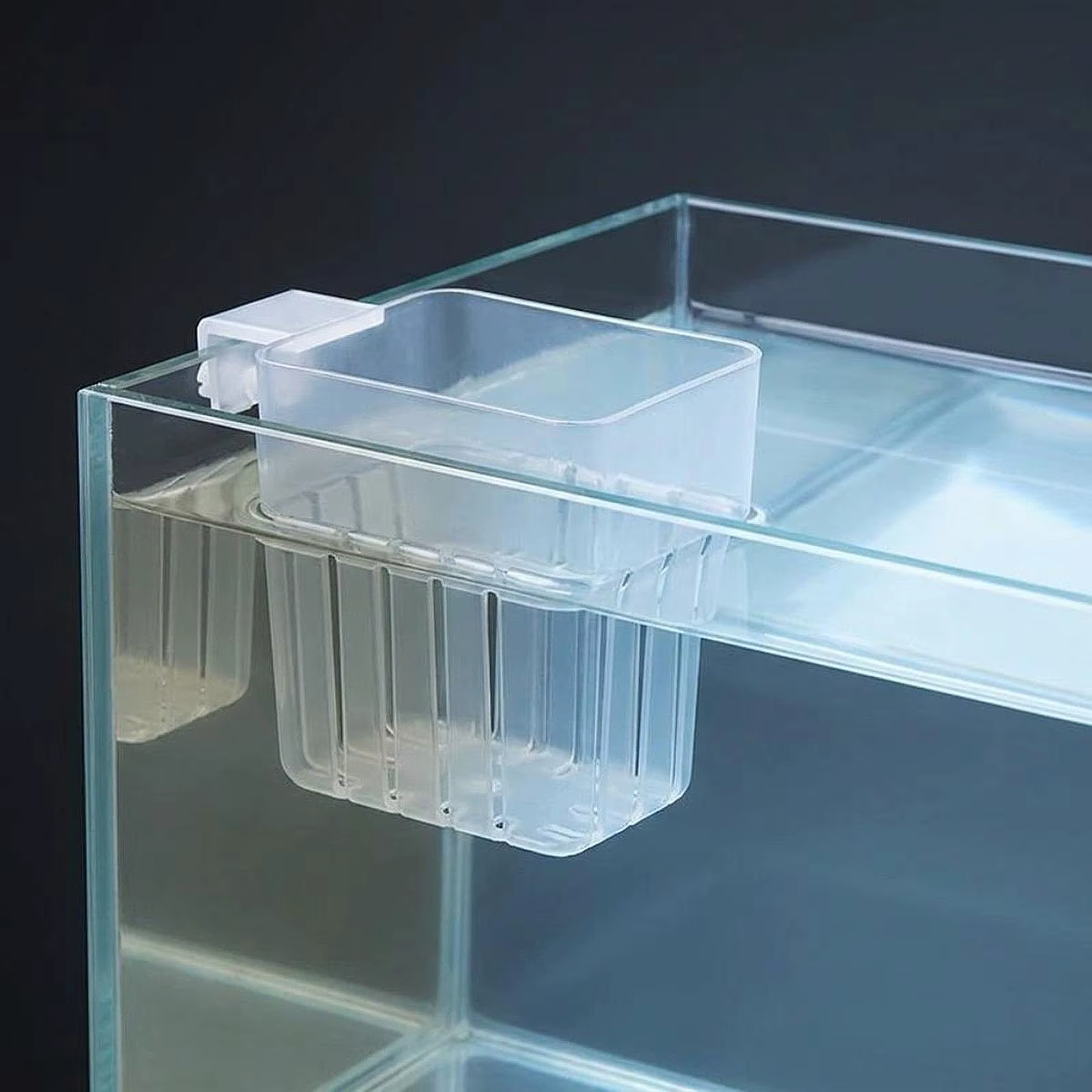 Soporte para plantas de acuario con vasos transparentes seguros