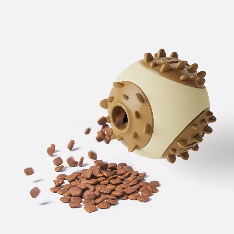 Pelota juguete resistente para perros con dispensador de comida - imagen 2