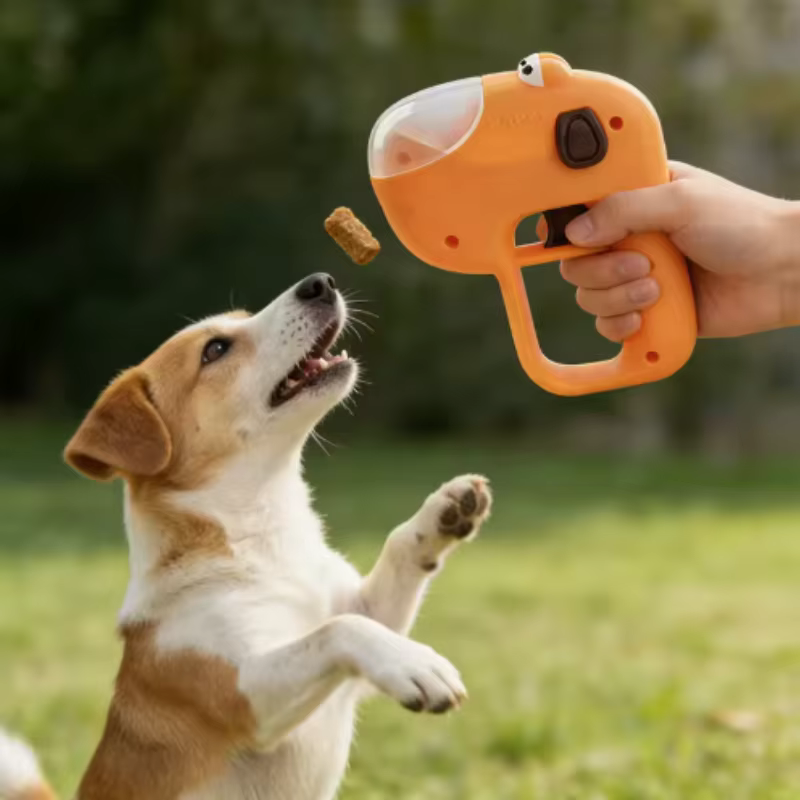Lanzador de Snacks para Perros y Gatos – Juguete Interactivo Dispensador - imagen 2