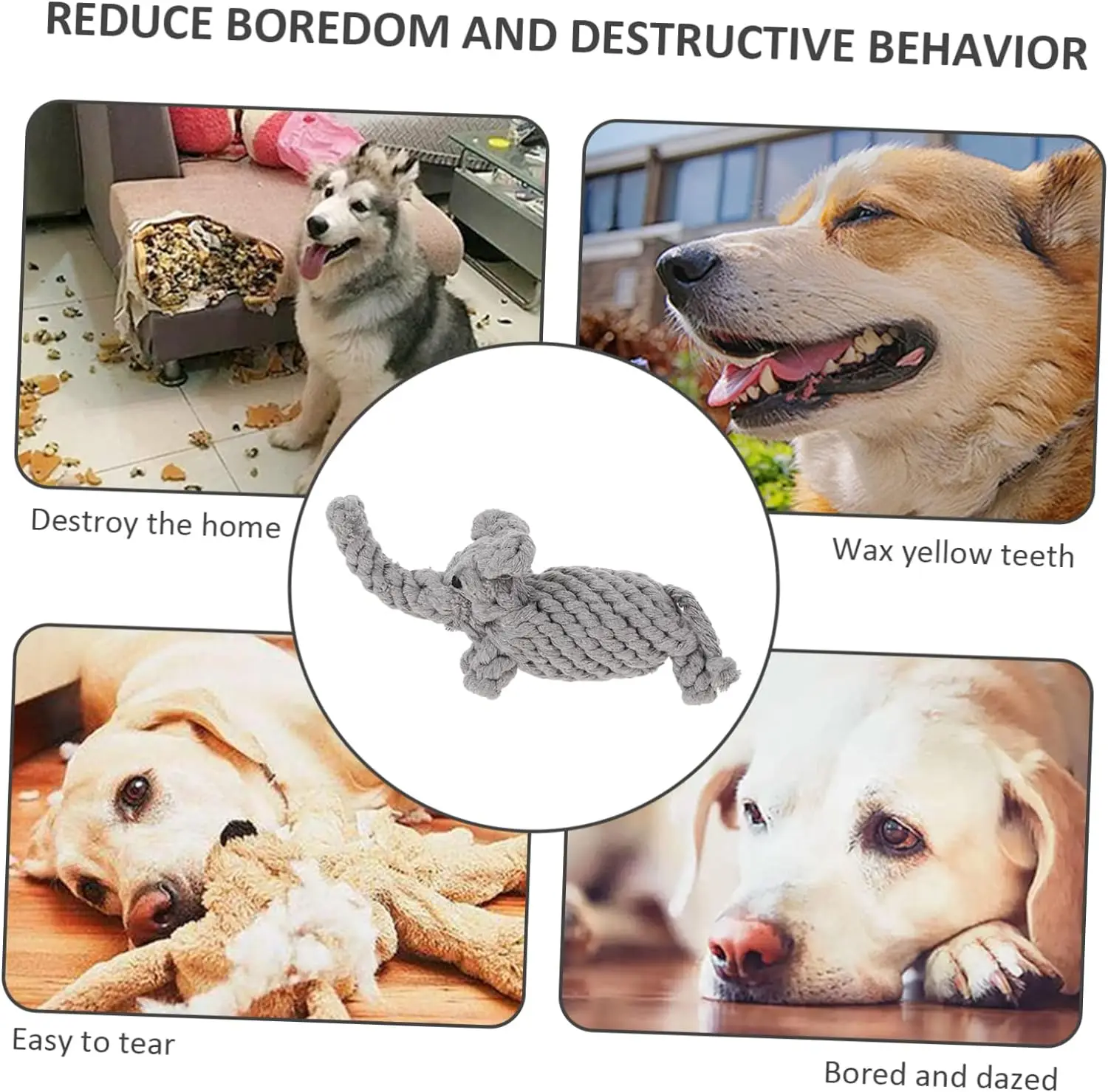 Juguete para cachorros y perros medianos