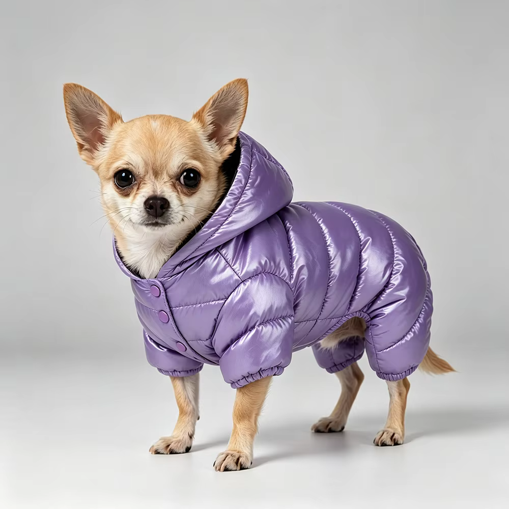 Chaqueta impermeable para perros pequeños – Abrigo cálido cortaviento