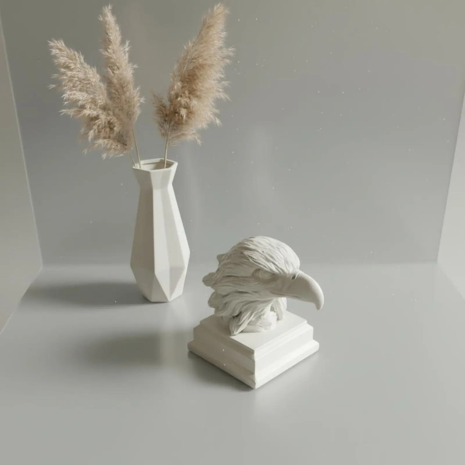 Estatua decorativa de raptor realista en resina para estante - imagen 4