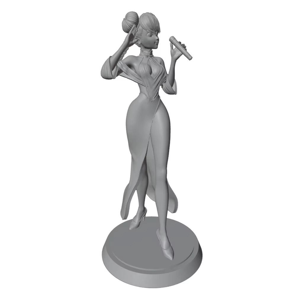 Figura de resina femenina para montar y pintar DIY - imagen 5
