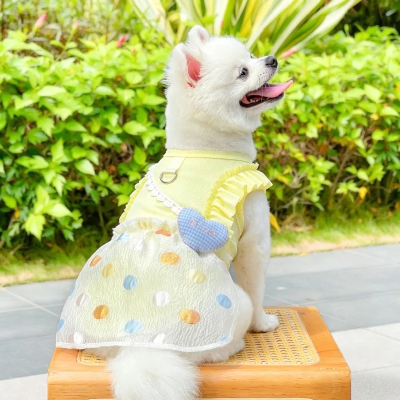 Vestido y overol fresco de verano para perro y gato - imagen 4