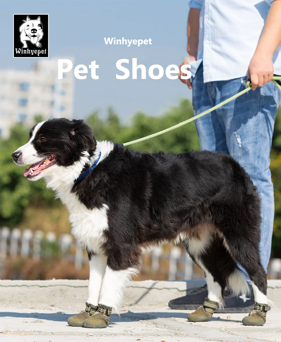 Botas para perro impermeables con suela antideslizante