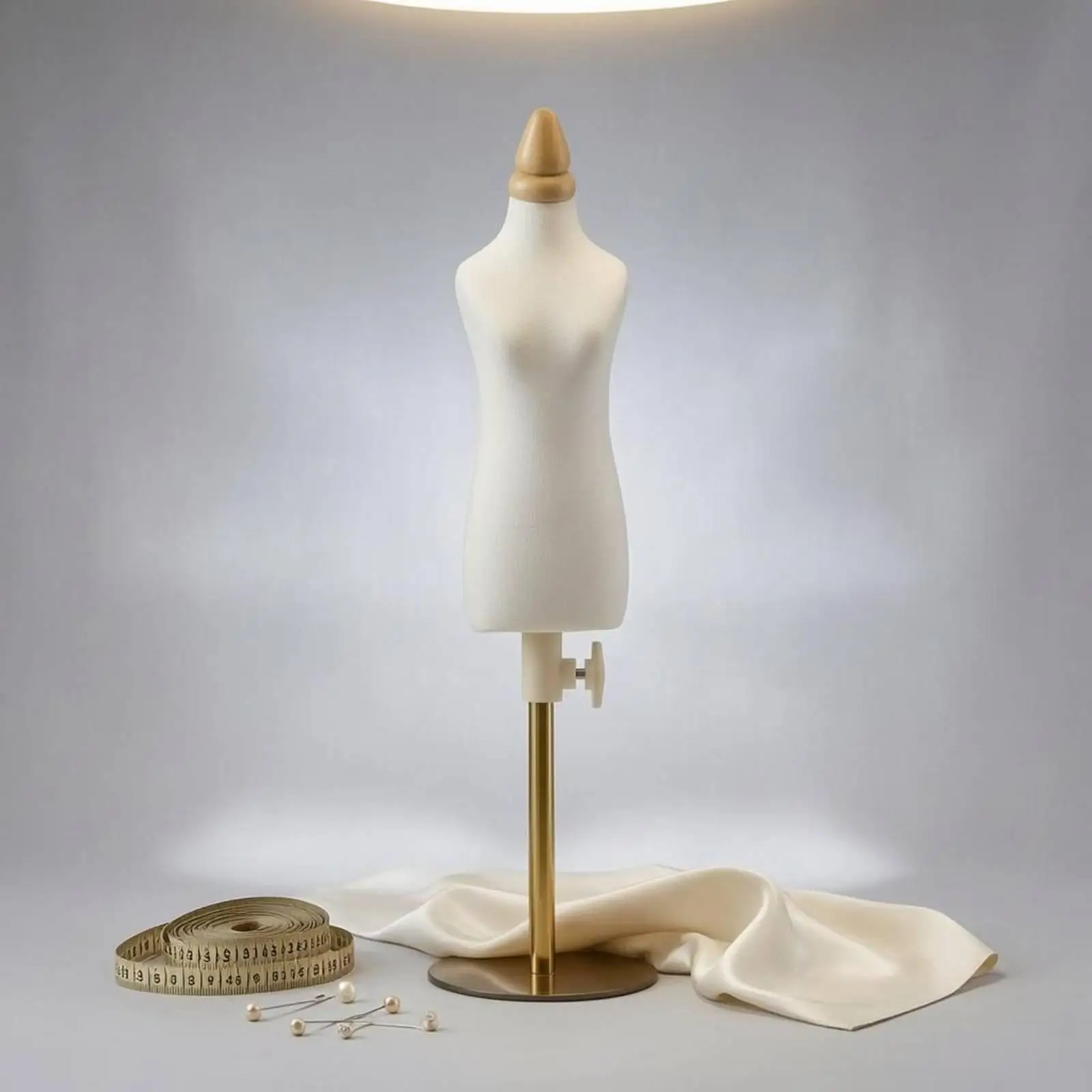 Maniquí pequeño ajustable para costura – Ideal para enseñanza