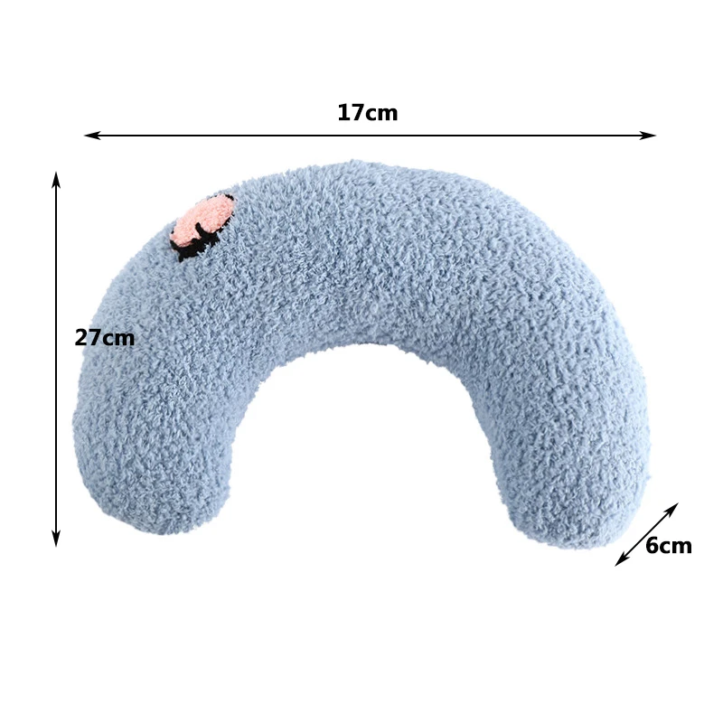 Almohada para gatos medio donut súper suave, soporte cuello calmante - imagen 5