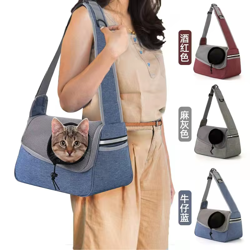 Mochila transportín para gatos – Impermeable con base rígida - imagen 5