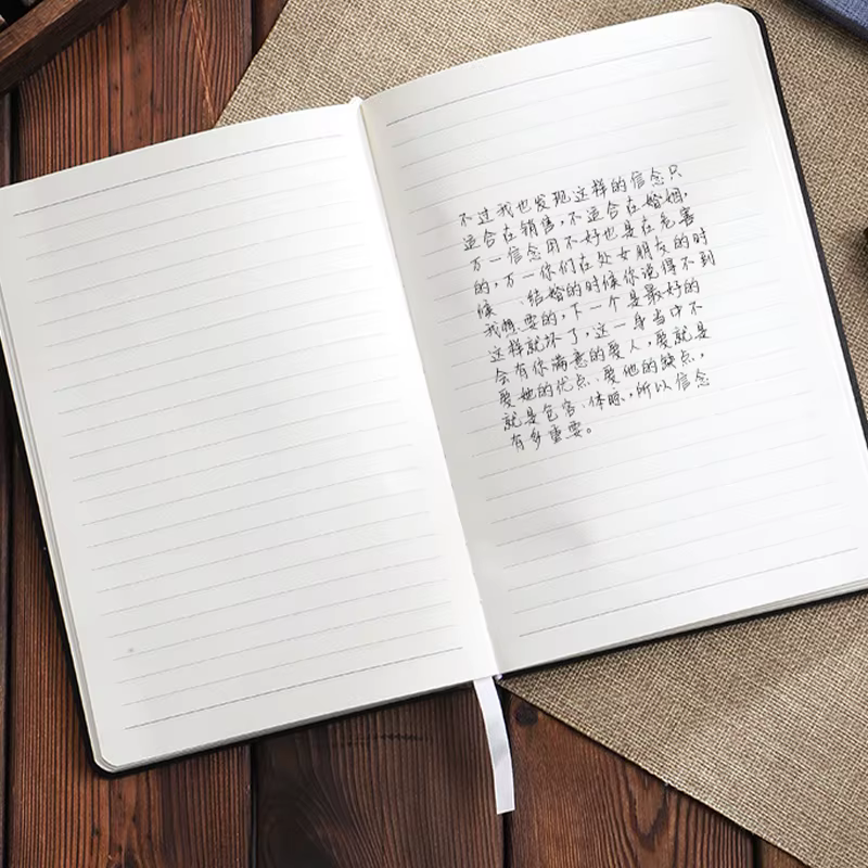 Cuaderno Planificador Diario A5 en Lino – Tapa Dura con Correa