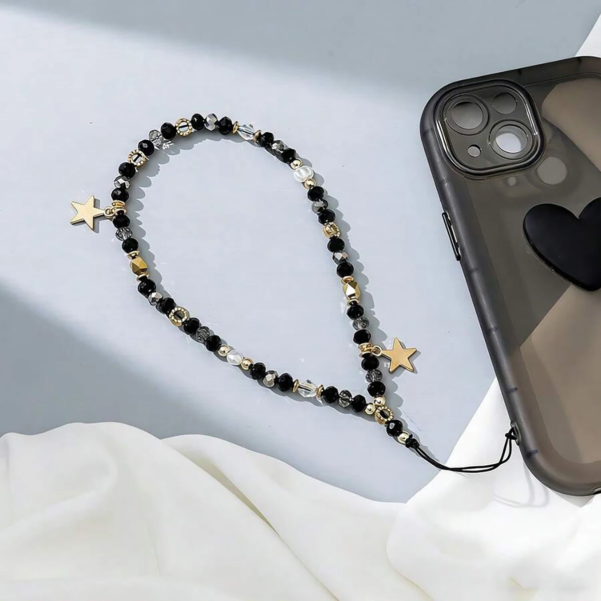 Cadena para teléfono con colgante estrella – Cordón accesorio moda