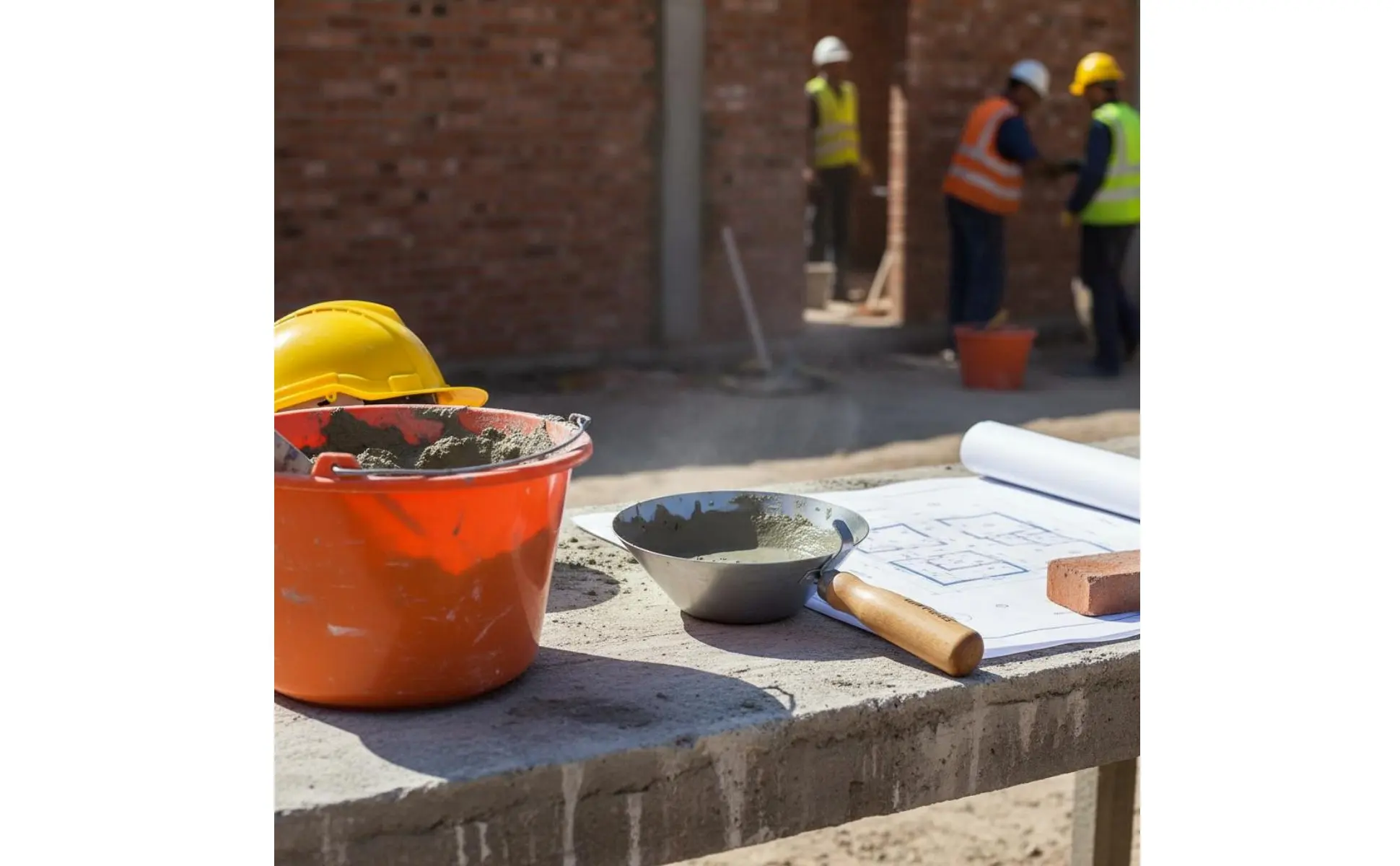 Cuchara para concreto para trabajo prolongado
