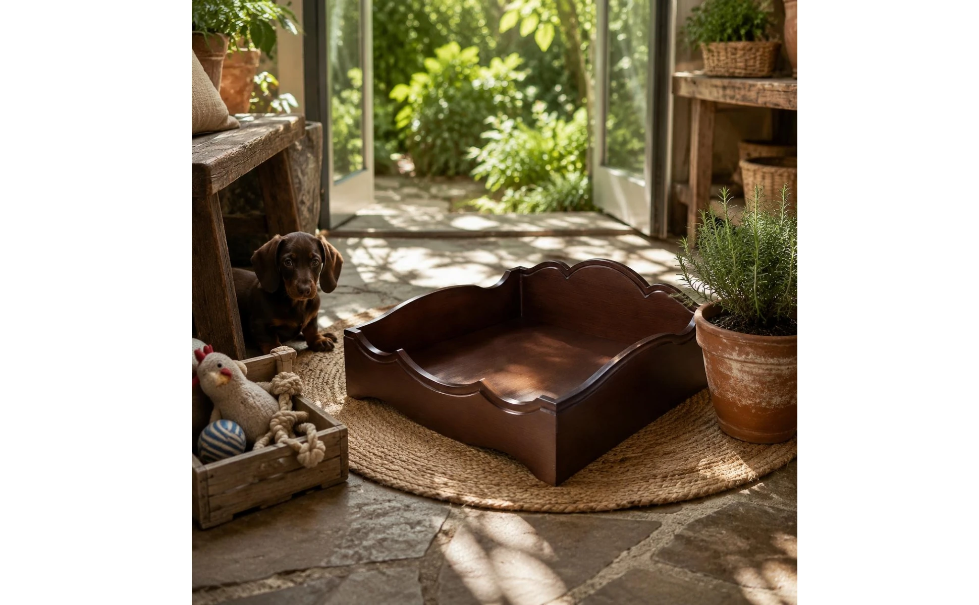 Vista del conjunto cama-mueble compacta