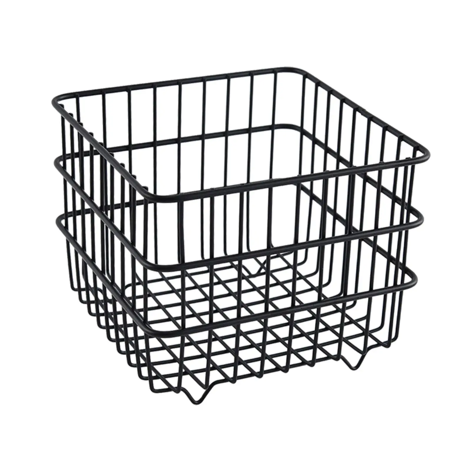 Cesta organizadora metálica para alimentos de mascota – Storage basket negro - imagen 5