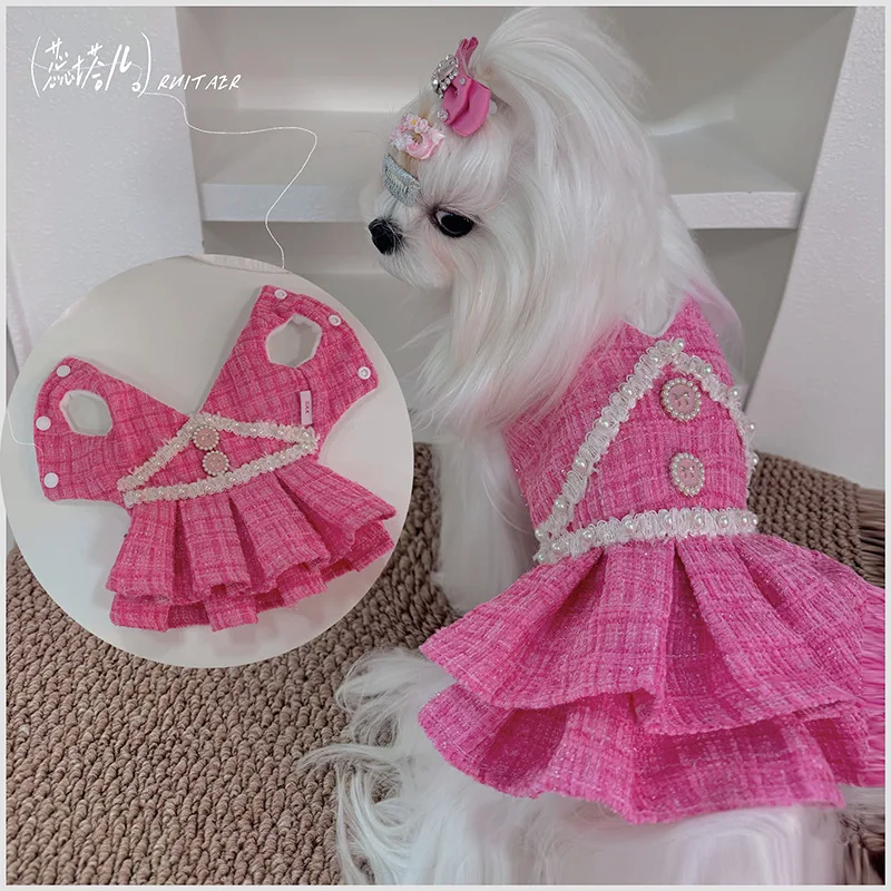 Vestido Princesa para Perros Pequeños – Yorkie y Chihuahua - imagen 5