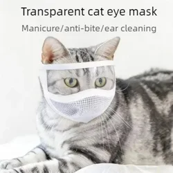 Mascarilla protectora transpirable para gatos anti-mordidas en aseo