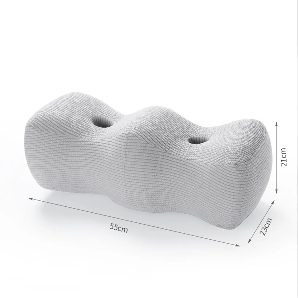 Almohada ergonómica en forma de S para piernas