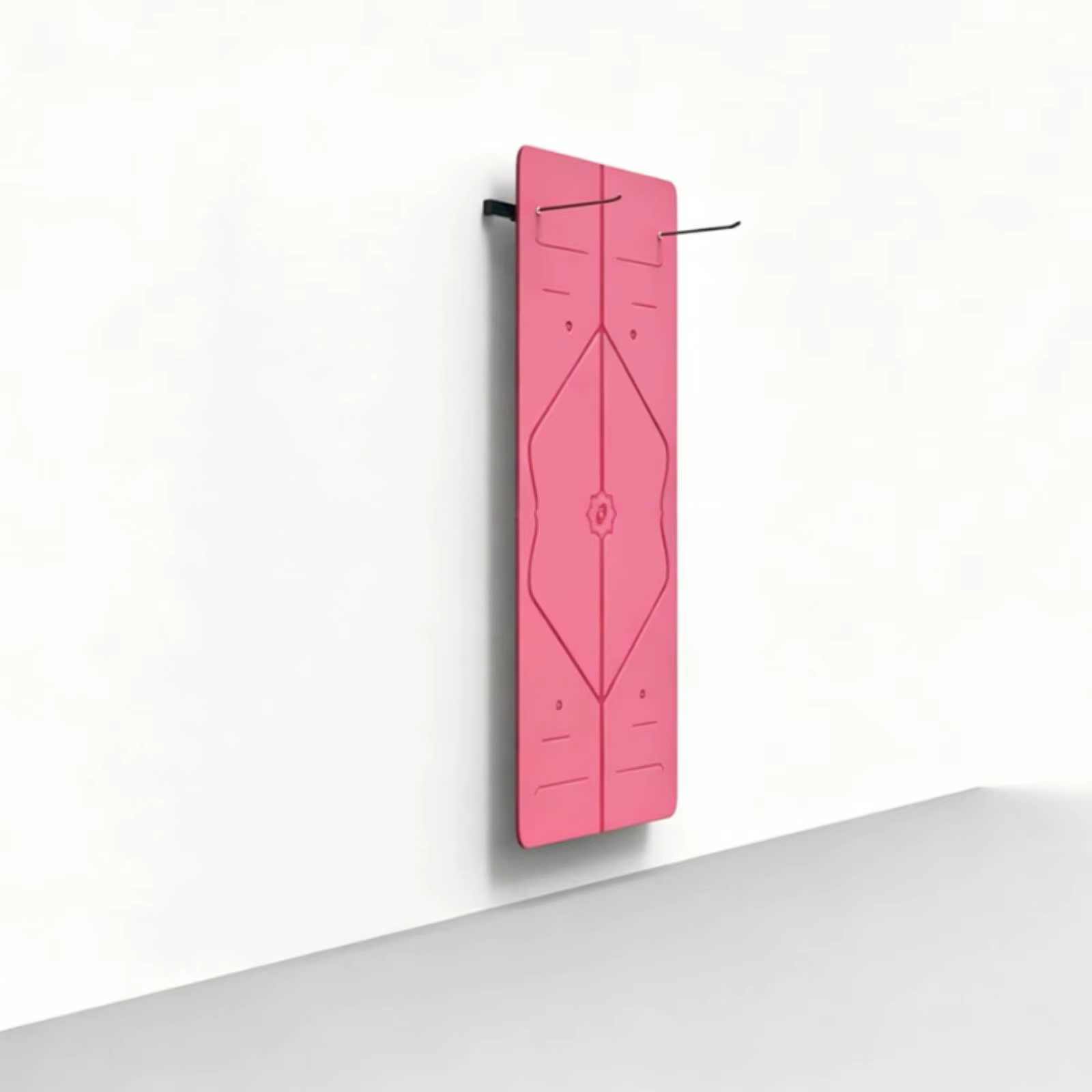 Soporte de pared ajustable para esterillas de yoga y fitness - imagen 4