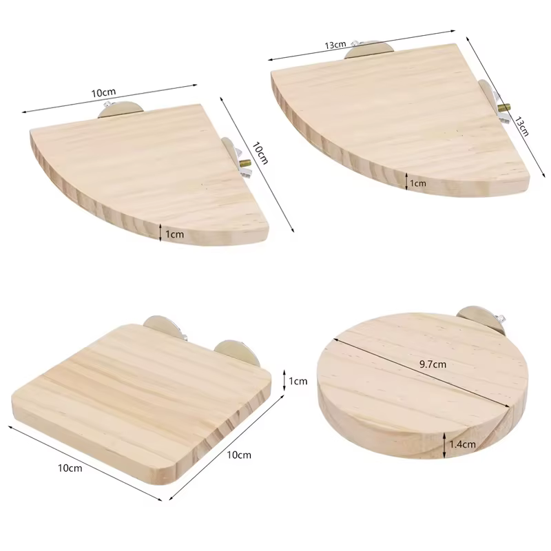 Percha de madera colgante para pájaros y loros - imagen 5