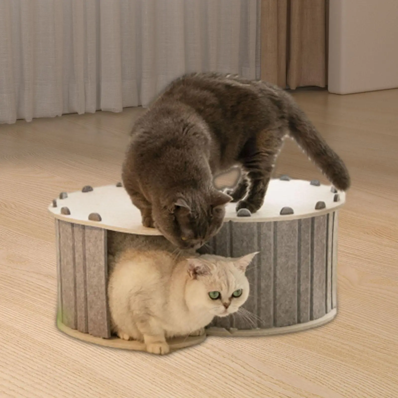 Cat Bed Cave Hideaway Hideout Breathable Cat Nest Cat Tunnel Bed for Pet Small, Medium And Large Cats Kitty Cat Birthday
