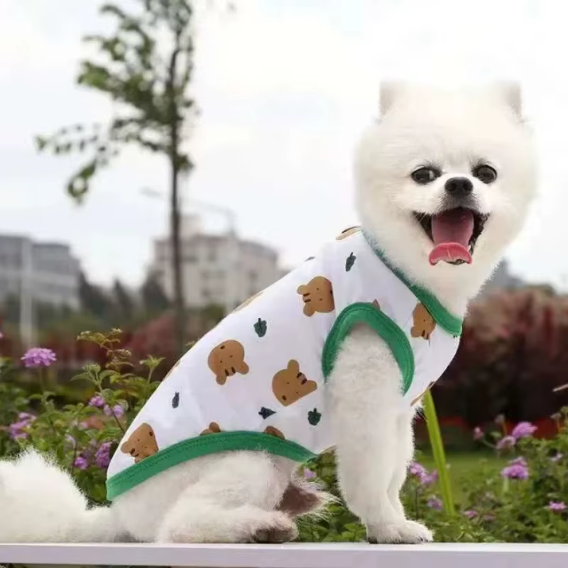 Chaleco de verano estampado para perros y gatos pequeños - imagen 3