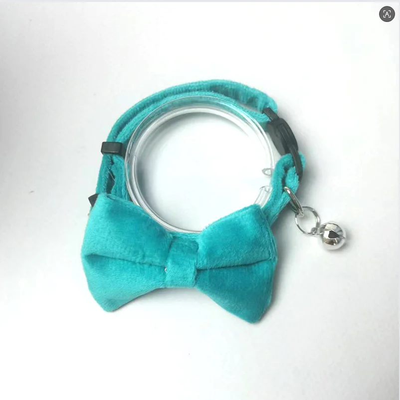 Collar ajustable multicolor para perros y gatos - vista frontal
