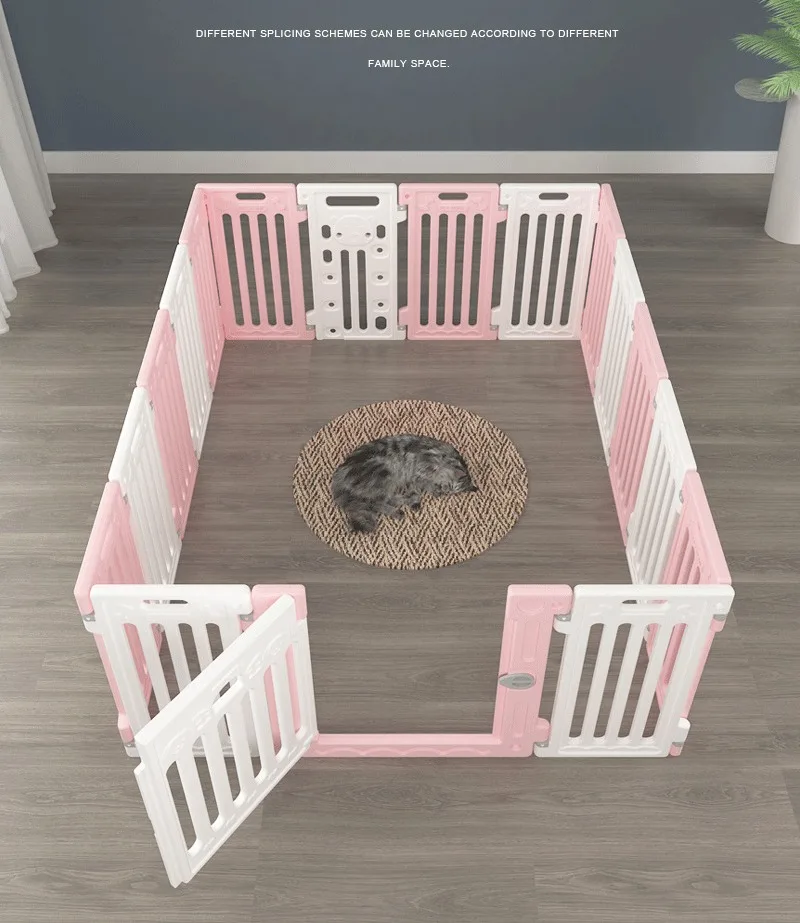 Divisor de valla interior en transparentes tonos